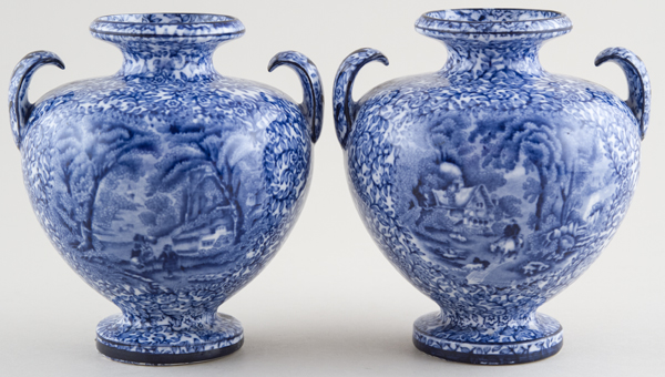 Vases pair of c1920s